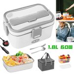 1.8L Electric Heated Lunch Box For Car Office Keeping Food Warming Container 60W