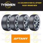 4 X  225/40R18  92W XL APTANY RA301 225 40 18 2254018 Brand new x 4  PERFORMANCE