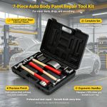 7x Auto Body Repair Tool Kit Craft Panel Beating Hammer and Dolly Set Hammer