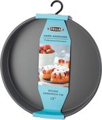Stellar Hard Anodised 12"/30cm Round Sandwich Cake Tin SHA18 New
