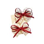 Girl Flat Clip Hairpin Lace Gothic Bows Ribbon Balletcore for Women Girl=