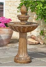 Solar Water Fountain Outdoor Decoration Large Cascade Feature Tiered 85.5cm