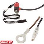 Motorcycle Kill Switch Lanyard, Motorbike Magnetic Power Off When Cap Off