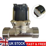 12V 1/2"Brass Electric Solenoid Valve Switch Water Gas Air DC Normally Closed UK