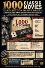 1000 Classic Movies on USB | Horror Western Sci-Fi Noir Comedy Public Domain