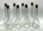 Coloured Glass Tulipano Bottles 200ml with Cork 8 Pack