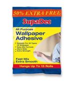 SupaDec Extra Strength All Purpose Powder Wallpaper Paste Adhesive 10 Rolls New