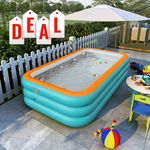 3M inflatable pool children’s garden pool family round paddling Swimming pool UK
