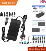 42v 2A Electric Scooter Charger,Hoverboard Charger with 6 Connections, Fast Char