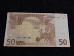 ITALY  50 EURO 2002 J. C. Trichet  printer J045A3 Circulated