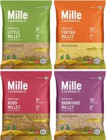 Mille Grains Combo | Foxtail, Little, Kodo and Banyard Millet | 500 G X 4