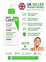 CeraVe Hydrating Cleanser 236ml Normal to Dry Skin Hyaluronic Acid Face Wash