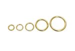 16mm 20mm 25mm 38mm 50mm Solid Brass O-Rings For Dog Leads Horse Reigns Leather