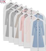Hanging Garment Bags, 56 inch Suit Bags for Storage PEVA Moth-Proof Breathable A