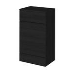 Alrewas Contemporary Floor Standing WC Unit with Coordinating Worktop, Charcoal