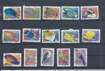 South Africa stamps. 2001 Fish & Birds used lot perf 13 CV £14  (K730)