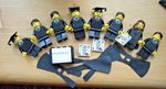 GRADUATE GRADUATION MINIFIGURE CHOICES GOWN PLINTH  MORTAR CERTIFICATE 2026