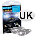 Eurolites EU Car Headlamp Beam Deflector Adaptors Converters & UK Plate Sticker