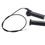 Domino Aluminium Single Cable Throttle with Grips to fit Piaggio Zip 50 2000-04