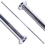 Shower Curtain Rail Rod Extendable 70-120/125-220 Telescopic Pole HomeCentre?