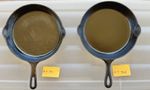 Lot Of 2 Griswold Cast Iron Skillets #7 701 And 701A
