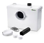 Sanigo Macerator 600W Waste Water Pump 200L/min 3/1 for WC Sink Dishwasher 10m
