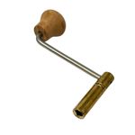 Clock Crank Key Brass Wood Handle Winder Longcase Grandfather Clock Choose Size