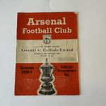 FA Cup 3rd Round Official Programme 1951 Arsenal v Carlisle United 6 Jan