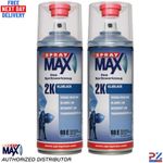SprayMax 2K Clear Coat Gloss 400ml – 680061 – High Performance Lacquer X2