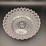 Beautiful pressed glass bowl in excellent vintage condition, jelly bowl trifle