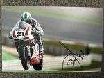 TROY BAYLISS HAND SIGNED 12X8” PHOTO DUCATI  WSBK CHAMPION MOTOGP