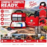 210 PIECE FIRST AID KIT MEDICAL EMERGENCY TRAVEL HOME CAR CAMPING HOLIDAY