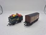 Hornby OO Gauge SWB Open North Pole Christmas Wagon with Presents Load Green