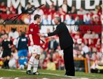 Wayne Rooney & Alex Ferguson Hand Signed Man Utd 16x12 Photo + COA & PSA QO Card