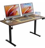 ERGOMAKER Electric Standing Desk 160x70cm, Height Adjustable Standing Desk