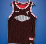 New LeBron James x Liverpool FC Collaboration NBA DNA Jersey Nike M Basketball 