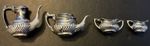 Hallmarked Silver Miniature Tea Set John Rose Vintage Dolls House 1970s Sterling