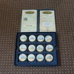 Westminster Steam Locomotives Coin Collection - Set of 12 Coins 24ct Gold Plated