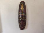 African Tribal Mask Hand Carved Traditional Wood Mask Carved Wooden Wall Mask