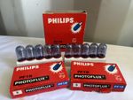 10x Vintage Philips PF1B Photoflux Flashbulbs New Old Stock NOS Camara Bulbs