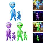 Inflatable Alien Props Inflatable Doll Novelty Child Toy Cartoon Inflate Alien