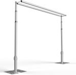 EMART Backdrop Stand Heavy Duty 3mx3m Double Crossbar Pipe and Drape Background