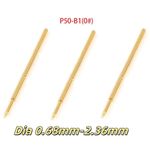 Tool Set Dia 0.68mm-2.36mmMultiple Types Spring Test Probe Pogo Pin Receptacle