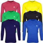 SAWANS® Base Layer Top Body Armour Compression Under Shirts Skins Gym Fit Sports