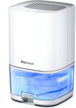 1000ml Electric Air Dehumidifier with LED Lights Bathroom &4 Hour Timer White