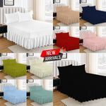 EXTRA DEEP FITTED VALANCE SHEET BED SHEETS SINGLE DOUBLE KING & SUPER KING SIZE