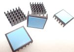 Warth Heatsink Aluminium Radiator Heat Sink Cooling Fins Thermal Tape 20x20mm x5