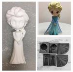 3D Elsa Frozen Silicone Mould 15cm – Fondant, Chocolate, Resin, Soap & Crafts