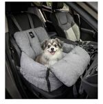 JACKO & CO - Premium Dog Car Seat for Small & Medium Pets Grey Small 1-25lbs New
