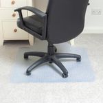 Desk Chair Mat Carpet Hard Wood Laminate Floor Protector PVC Plastic Home Office